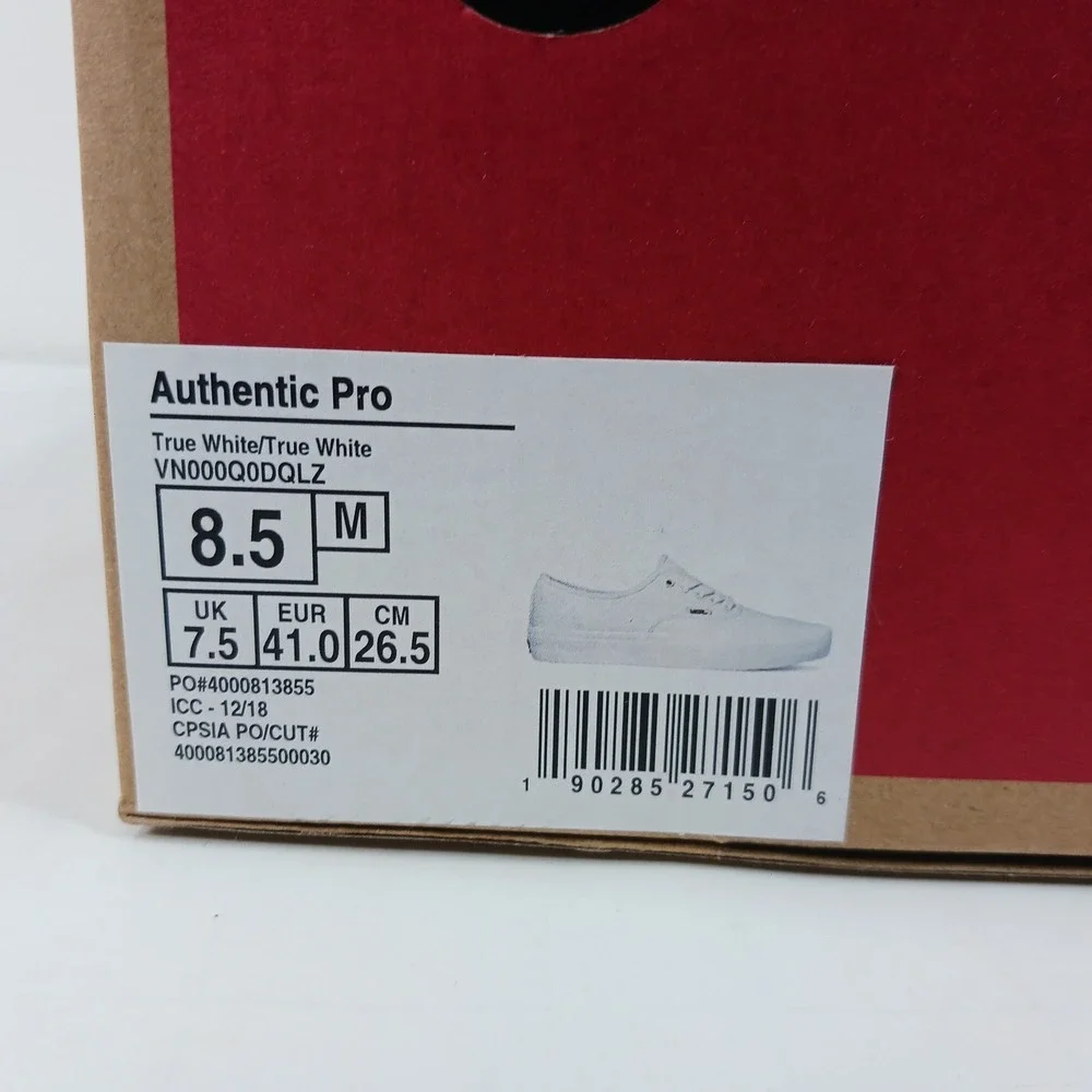 Vans authentic pro
